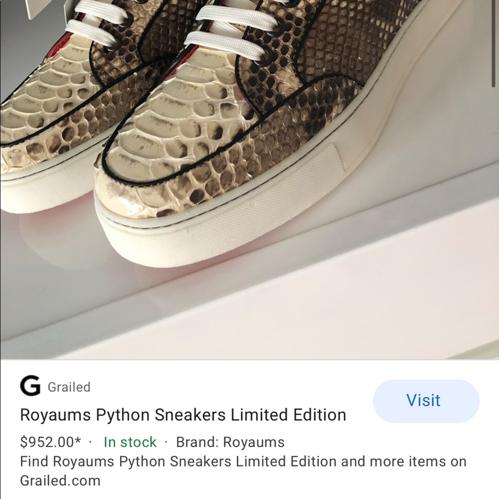 Men’s Royaums Python Special Edition Shoes - Picture 7 of 7